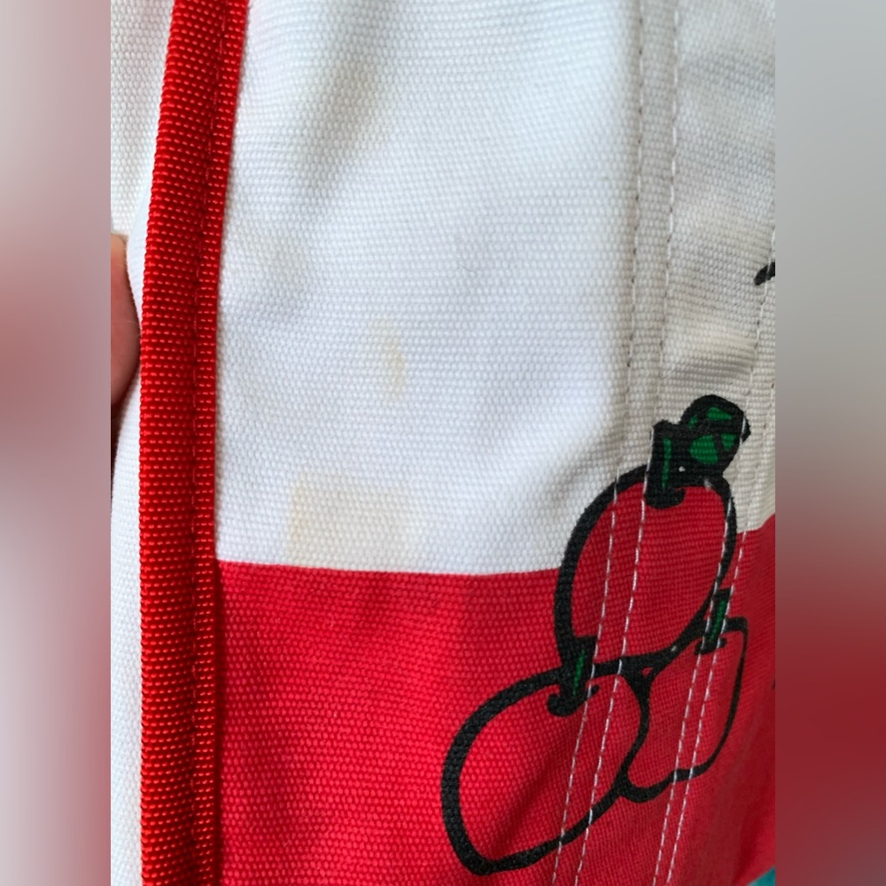 2009 Hello Kitty Sanrio 35th Anniversary Limited Edition Three Apples Tote Bag - Picture 9 of 11